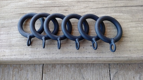 1 X 1 4 Id Iron Drapery Rings Iron Etsy