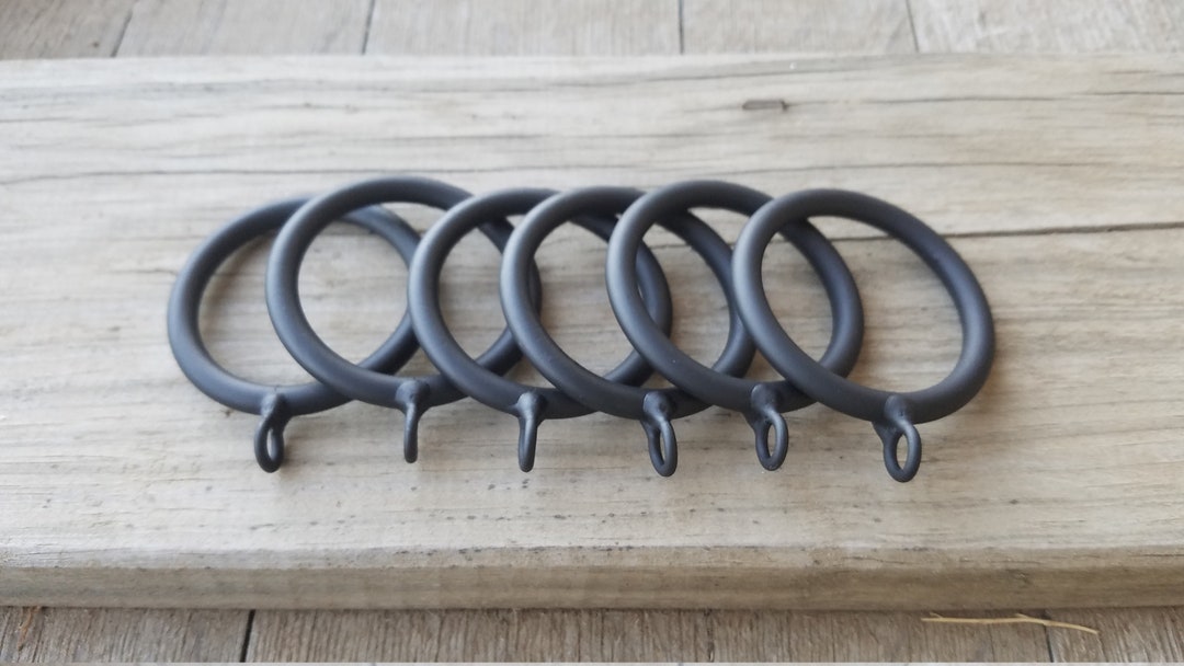 11/2'' X 1/4'' ID Iron Drapery Rings / Iron Curtain Rings Hand Made