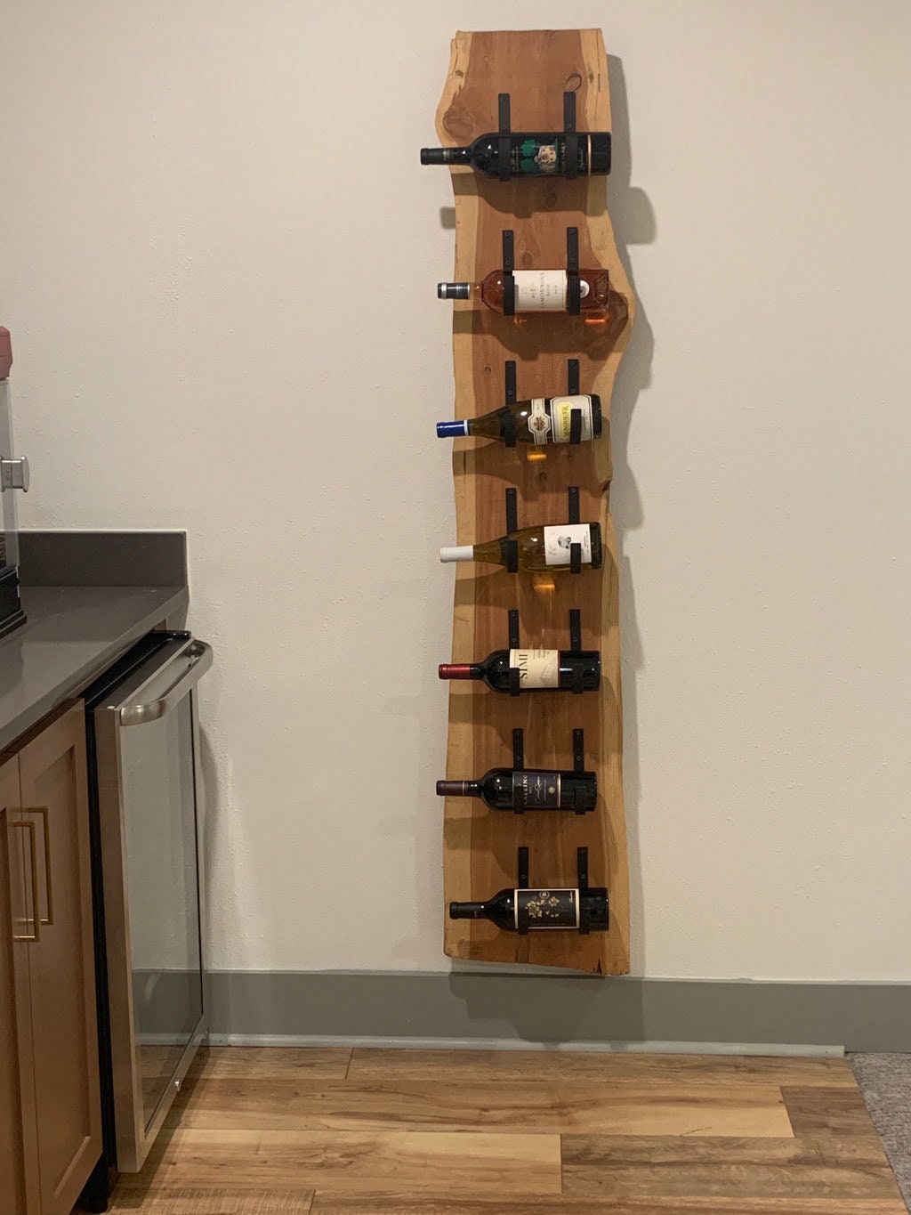 Large Wine Bottle Brackets Wall Hook for wine bottle 1.5 LT Etsy