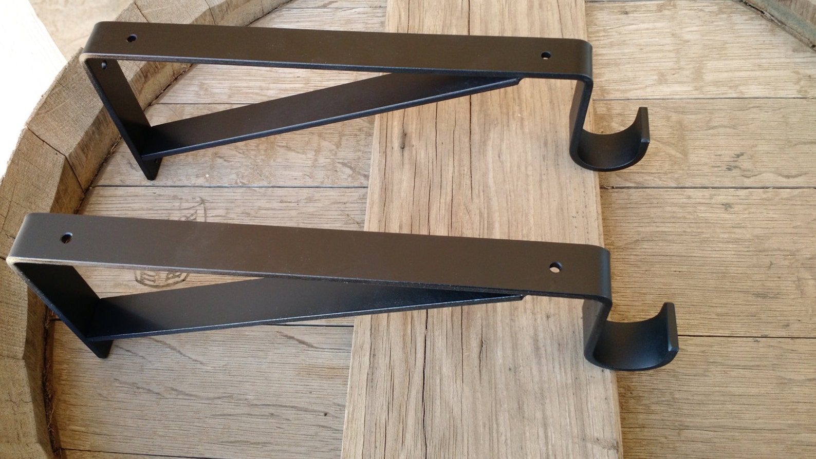 Shelf Wall Bracket, Closet Rod Heavy Duty Bracket 1EA Rod Bracket