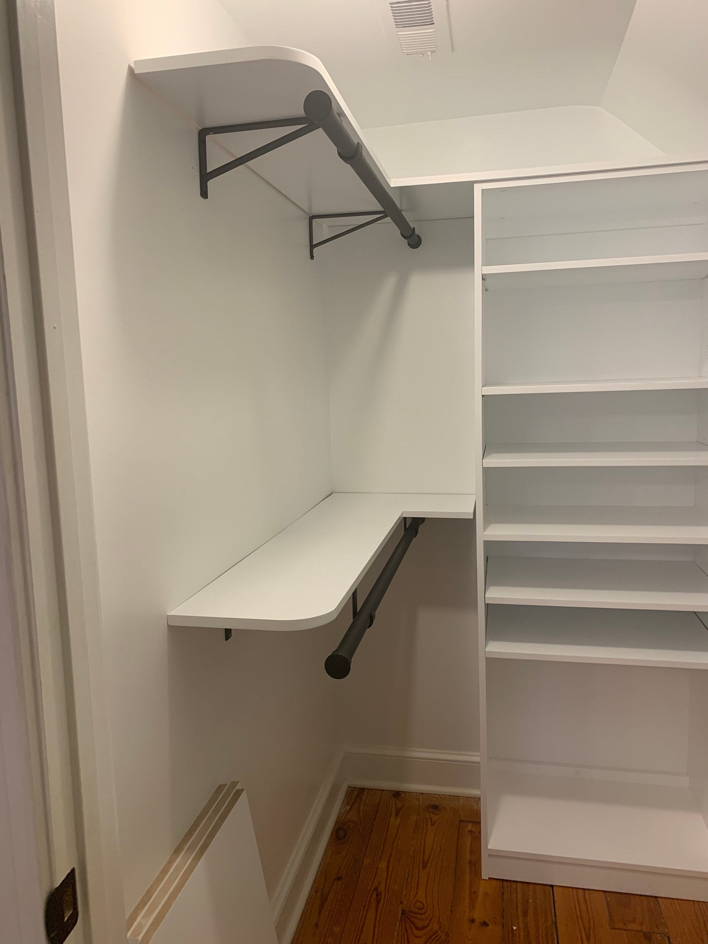 Shelf Wall Bracket Closet Rod Heavy Duty Bracket 1EA Rod Etsy