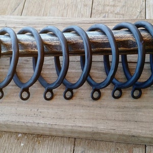 Pack 6 Hammered Rings , Custom Drapery Rings With Hammered Italian ...