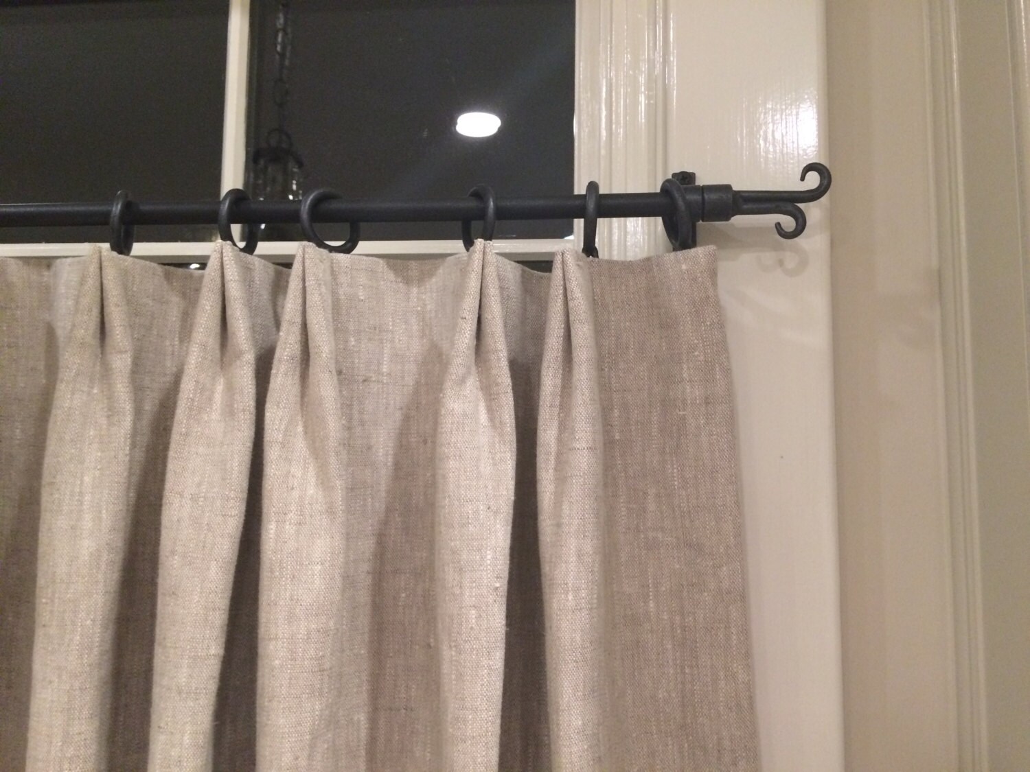 Cafe Curtain Rod Cafe Iron Rod Iron Cafe Curtain Rod Etsy