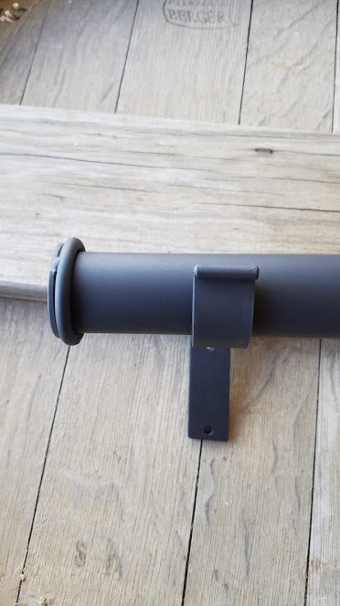 Simple Decorative End Caps With 1 Iron Ring Drapery Rod Cap Etsy