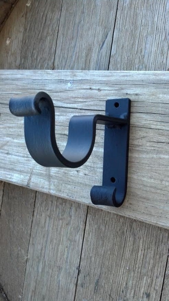 Kowibcl Double Curtain Rod Brackets, Fits Up to 1 5/8 Inch