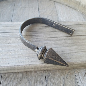 Medieval Style Wrought Iron Drapery Tiebacks, Unique Design (1-pair ...