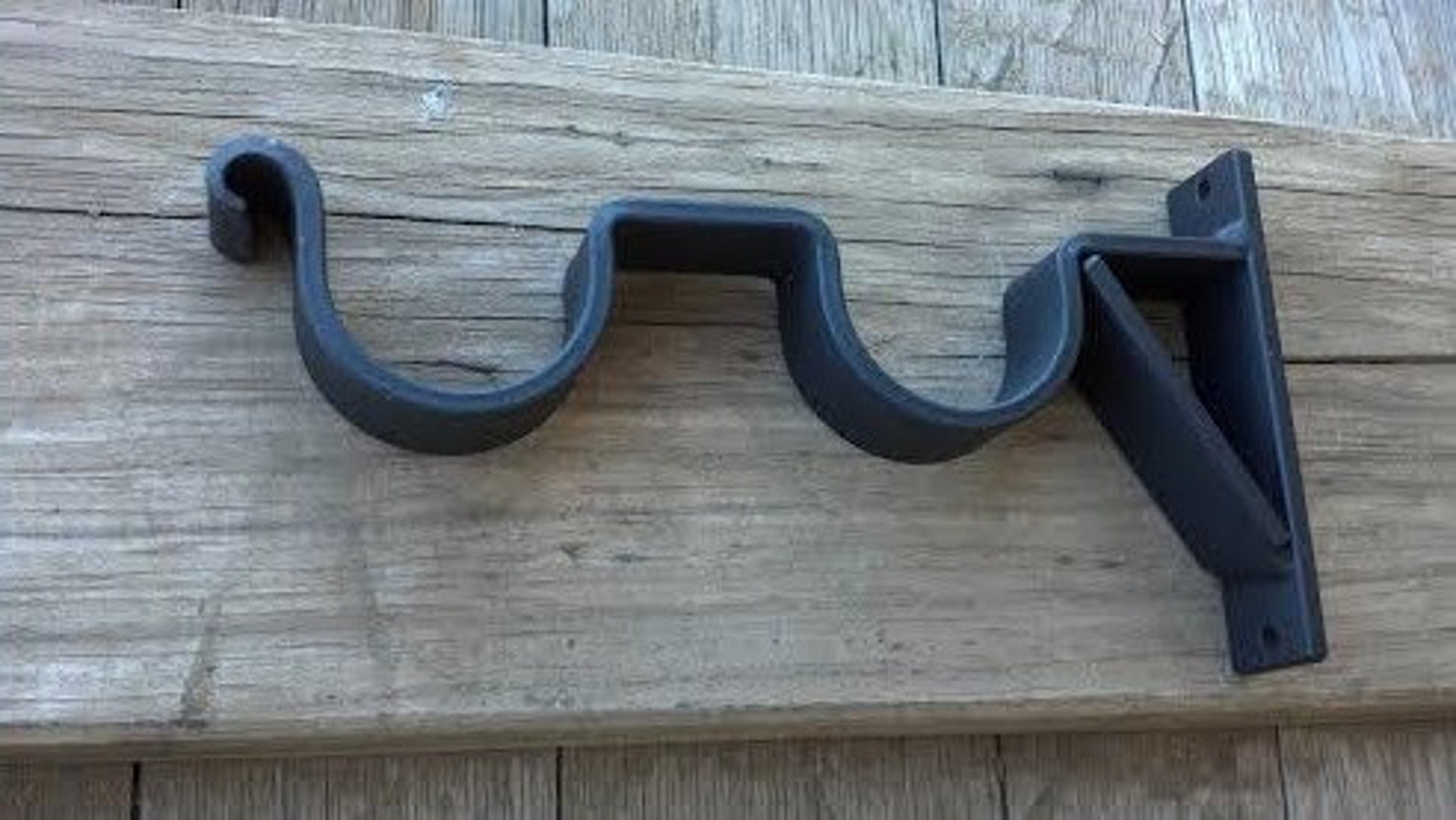 Iron Double Rod Bracket for 1''2'' Rods 1EA Etsy