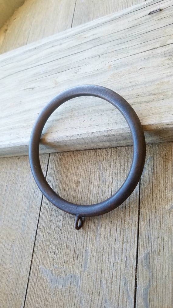 Extra Large Rustic Iron Rings Curtain Dry With Extra Large Rustic Iron Rings Curtain, Large Curtain Rings Wood