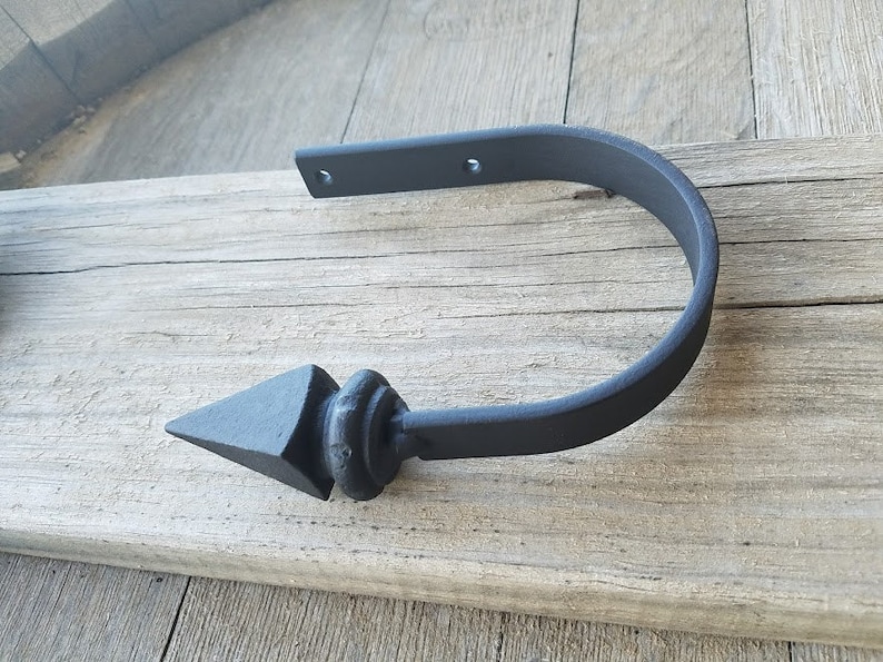 Medieval Style Wrought Iron Drapery Tiebacks Unique Design Etsy