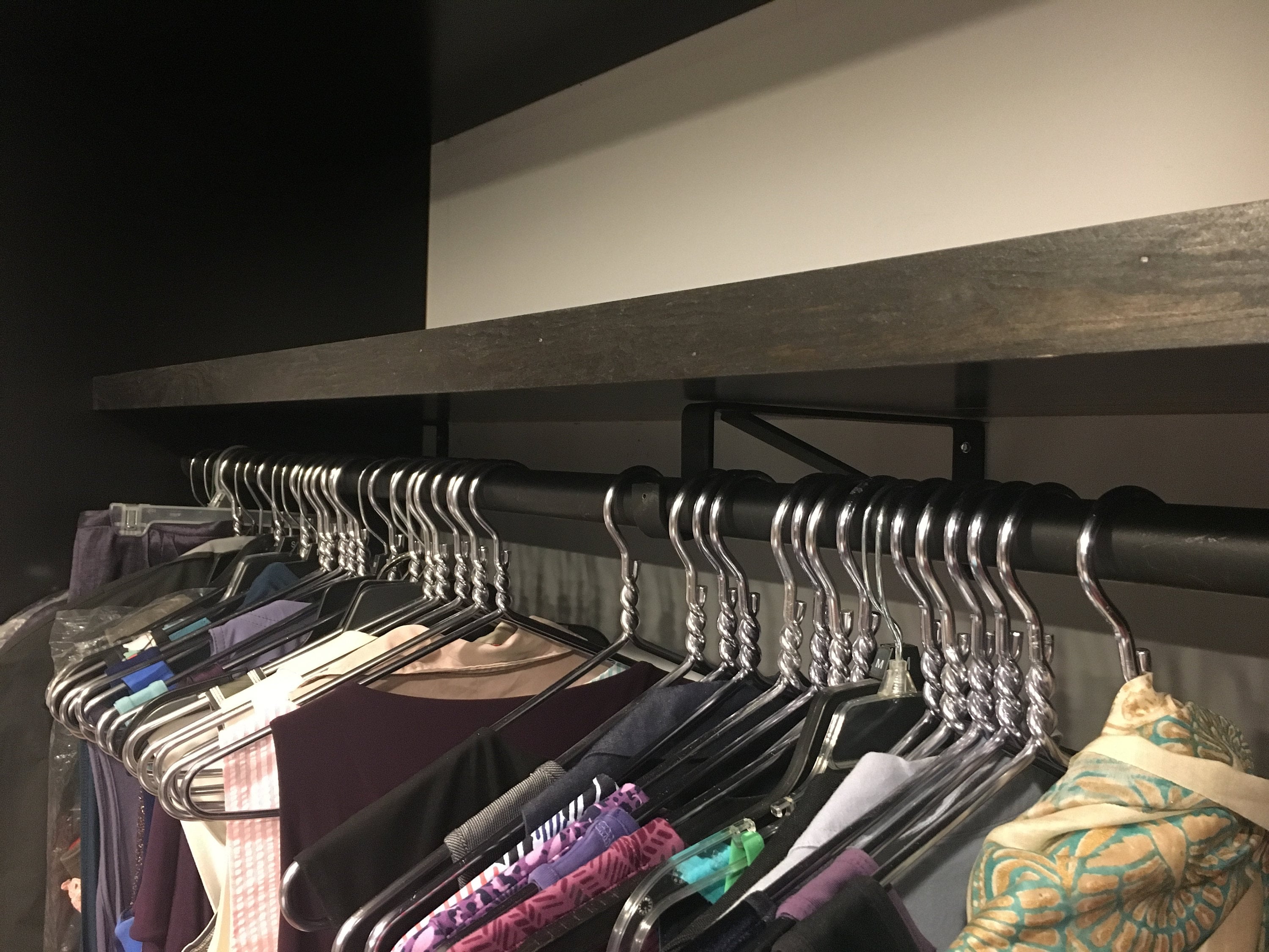 Shelf Wall Bracket Closet Rod Heavy Duty Bracket 1EA Rod Etsy