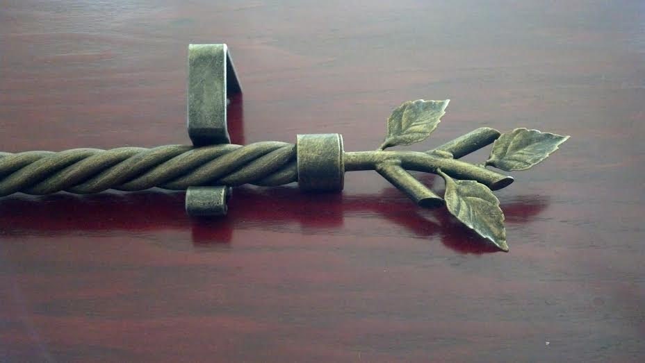 ROD ONLY Iron Rod 11/4'' Iron Rope Rod Hand Twisted Etsy