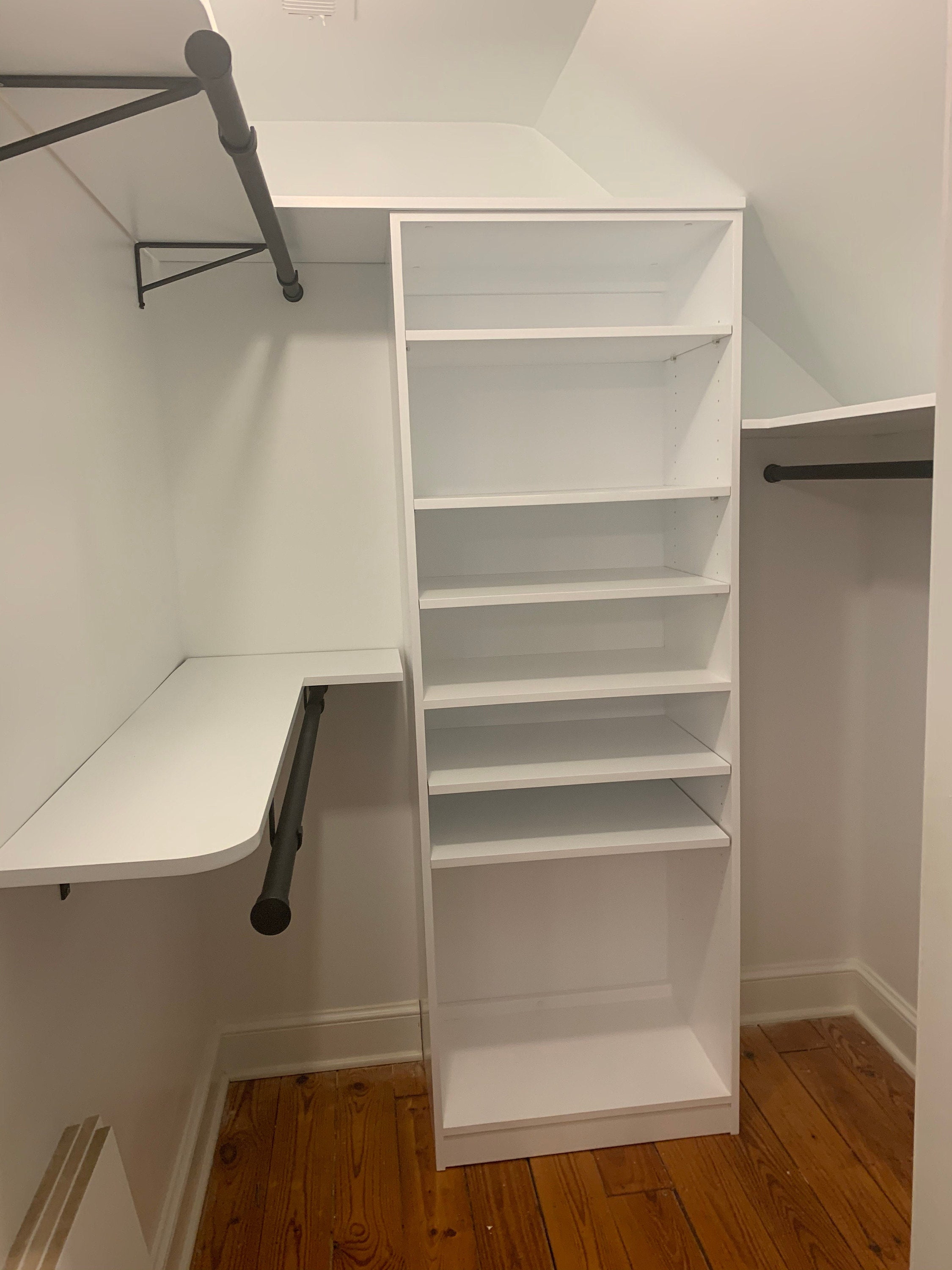 Shelf Wall Bracket Closet Rod Heavy Duty Bracket 1EA Rod Etsy