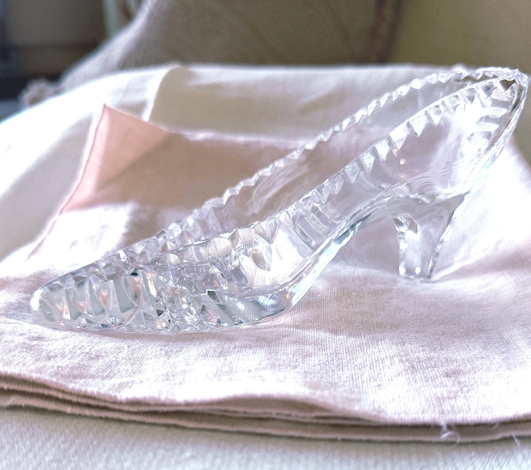 Vintage Glass Slippers - Etsy