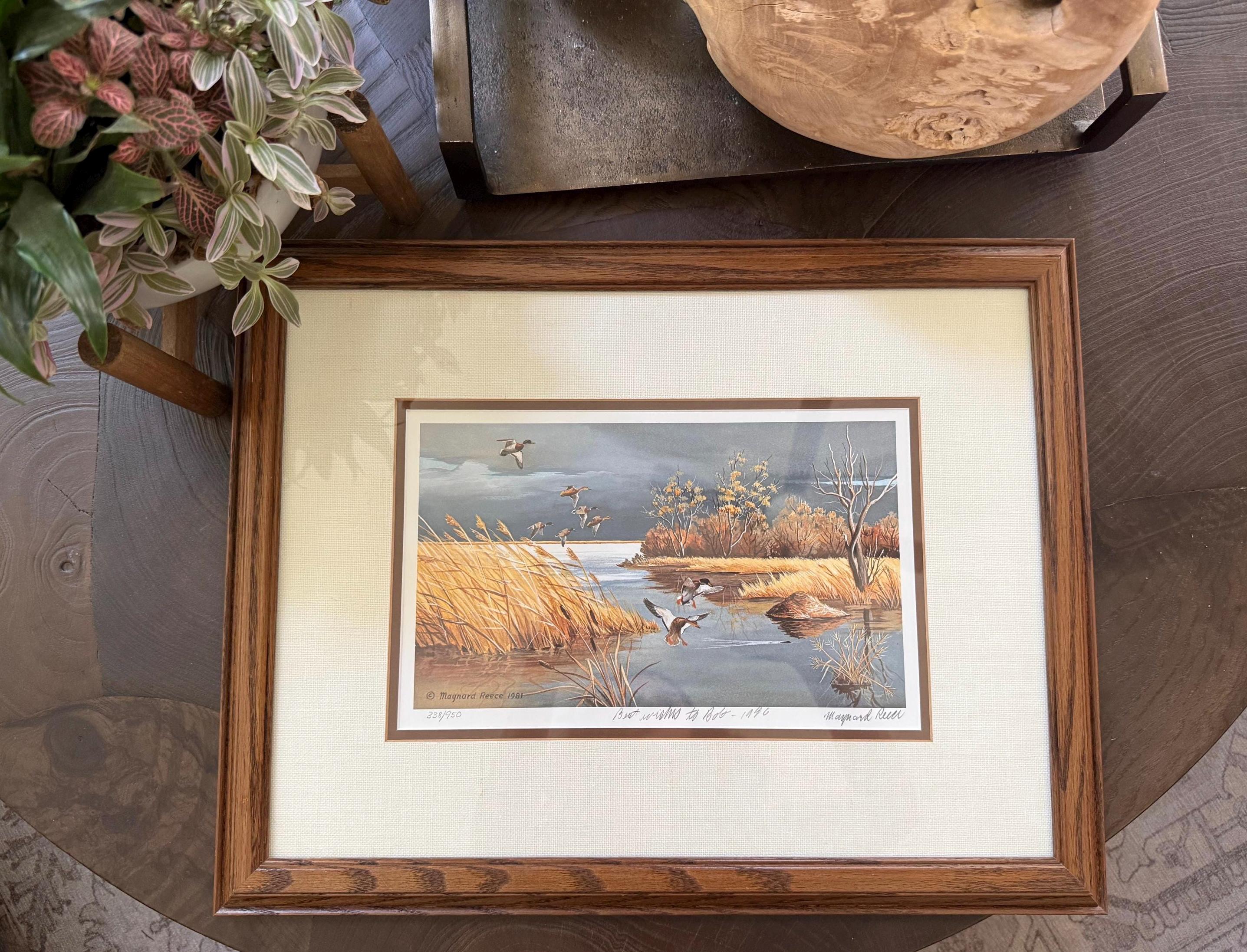 Maynard Reece TROUT ジグソーパズル 額装品 Maynard Reece Signed Print - Etsy