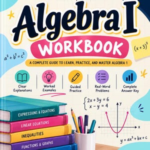 Quaderno di esercizi di Algebra 1 / Guida matematica passo passo (download in PDF)