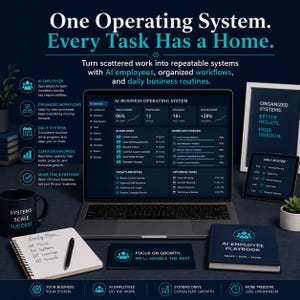 AI Business Operating System Starter Kit | ChatGPT Workflows, SOP Builder (Digital Download) image 3