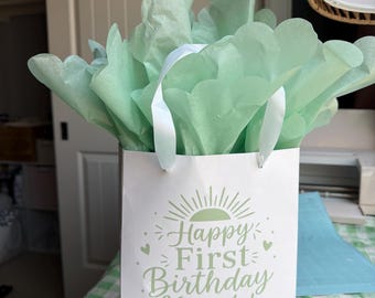 Personalized Birthday Gift Bag | Custom Name Gift Bag | Birthday Party Favor Bag | Custom Birthday Gift Wrap | Personalized Gift Sack