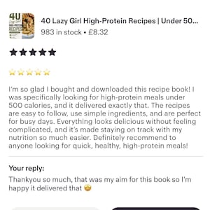 40 proteinreiche Rezepte für Faule | Unter 500 Kalorien, 20 g+ Protein (Digitaler Download) Bild 5