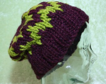 Patrón de gorro de punto lombardo (solo PDF)