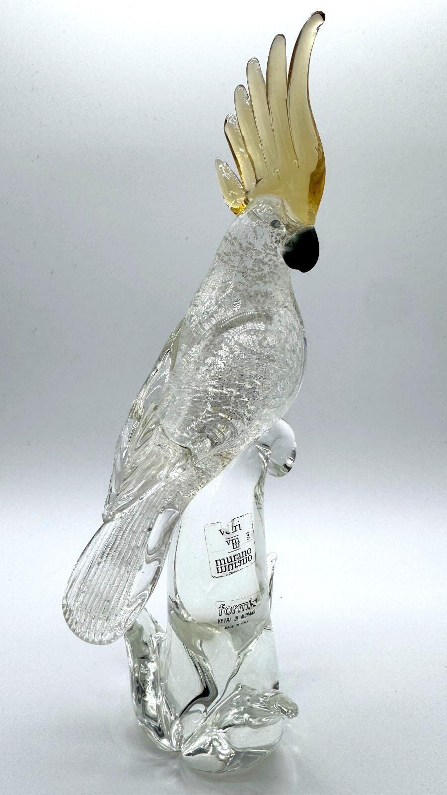 Murano Formia ムラーノガラス カジキ ペア 34cm イタリア製 ムラーノ