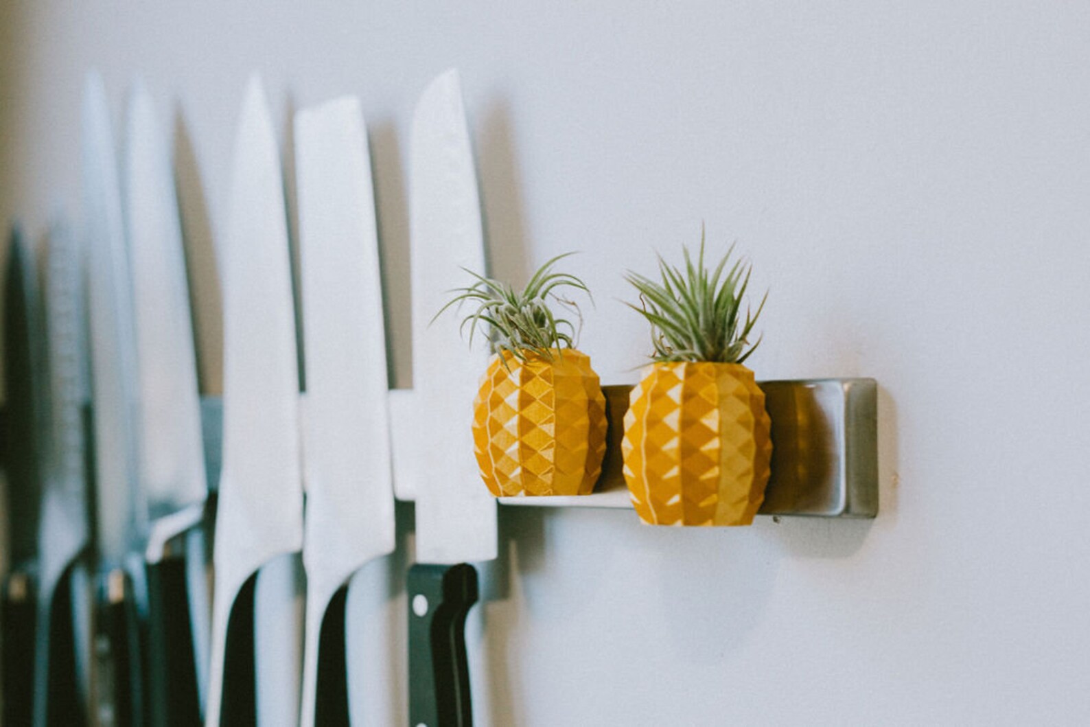 Gold Pineapple Air Plant Holder Etsy