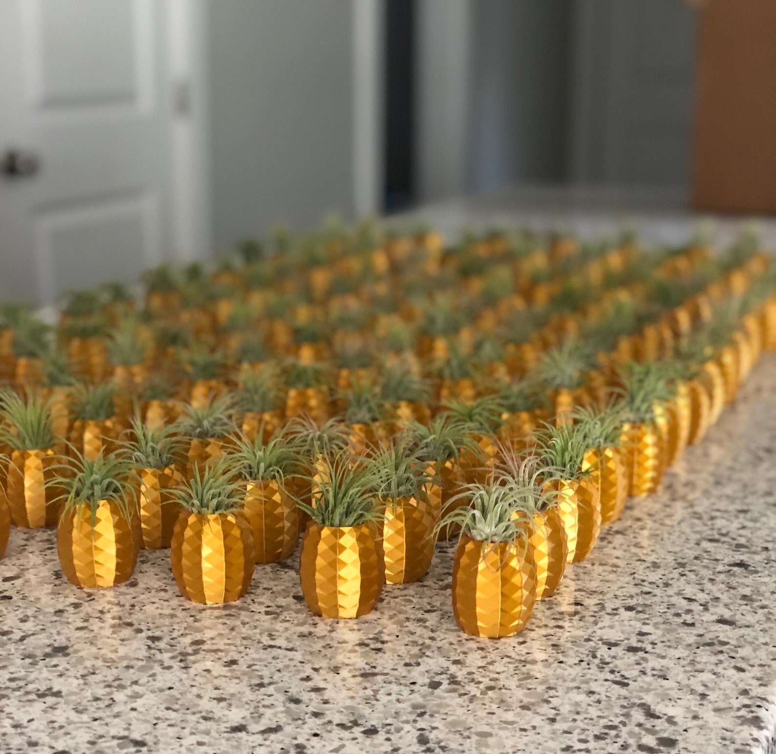 Gold Pineapple Air Plant Holder Etsy