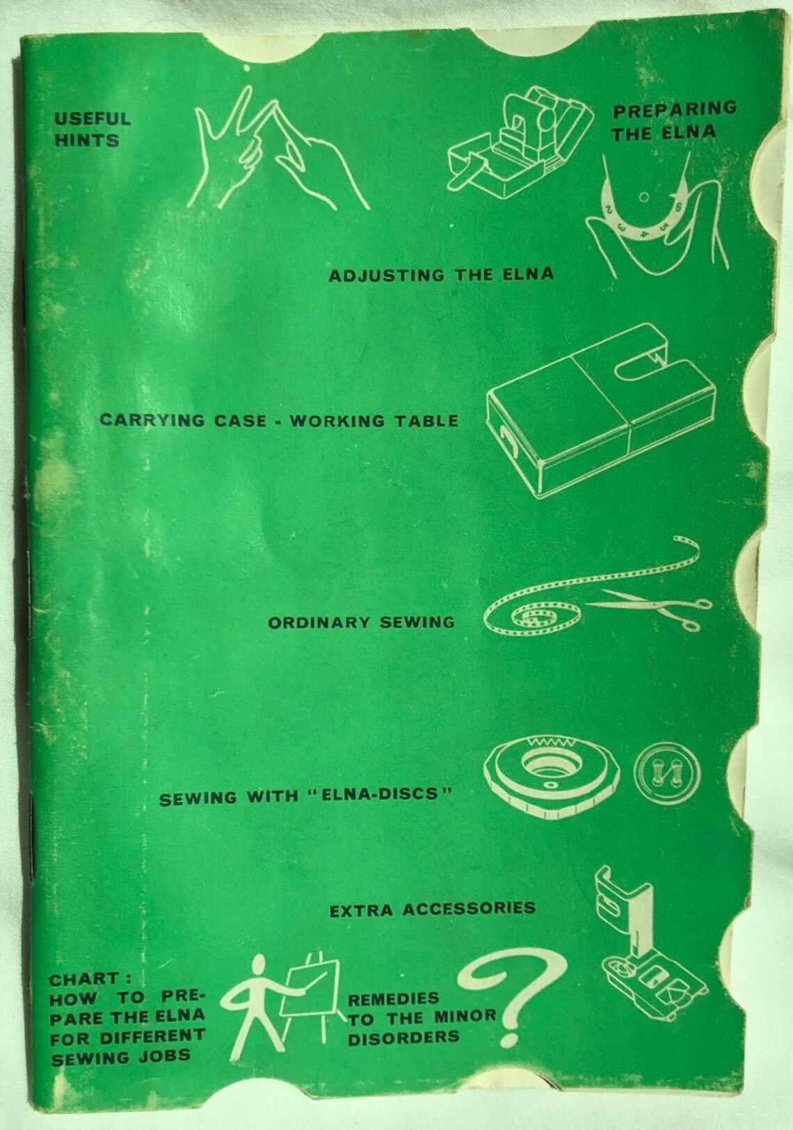 Elna Supermatic Model 722010 Instruction Manual PDF File Etsy