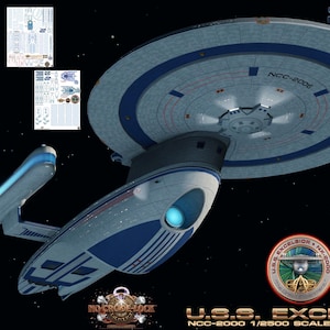 Star Trek Uss Excelsior Decals - Etsy