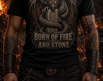Born Of Fire And Stone Men's T-shirt
