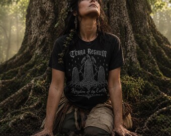 Terra Regnum T-Shirt: Kingdom of Earth Witch's Rebirth Artwork