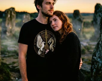 Through Every Lifetime Raven And Dragon Unisex T-shirt