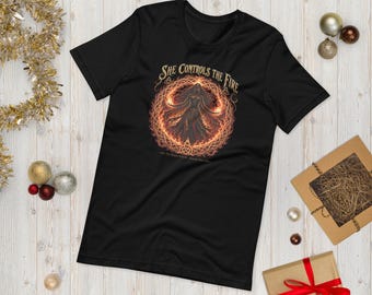 She Controls the Fire Anna Tribute Merona Grimoire Women's T-Shirt