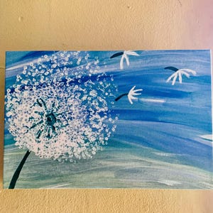 Dandelion Wishes Canvas Print