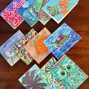 Lot de 11 cartes de correspondance