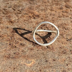 Minimalistischer Ring aus 925er Silber