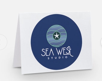 Sea West Studio Note Card