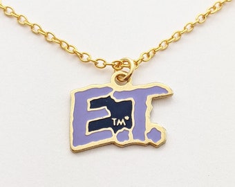 E.T. The Extra Terrestrial Necklace - E.T. Logo Charm