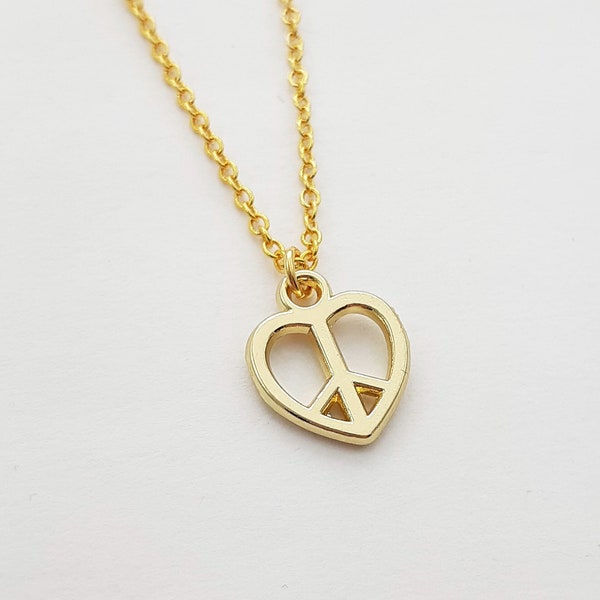 Heart Peace Sign - Etsy