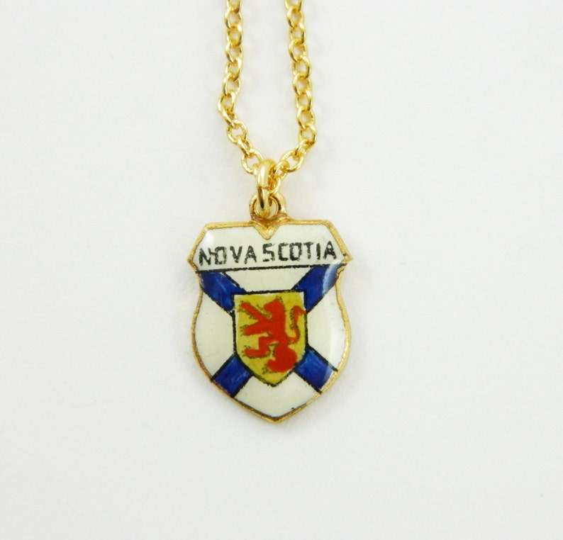 Nova Scotia Charm Necklace Etsy