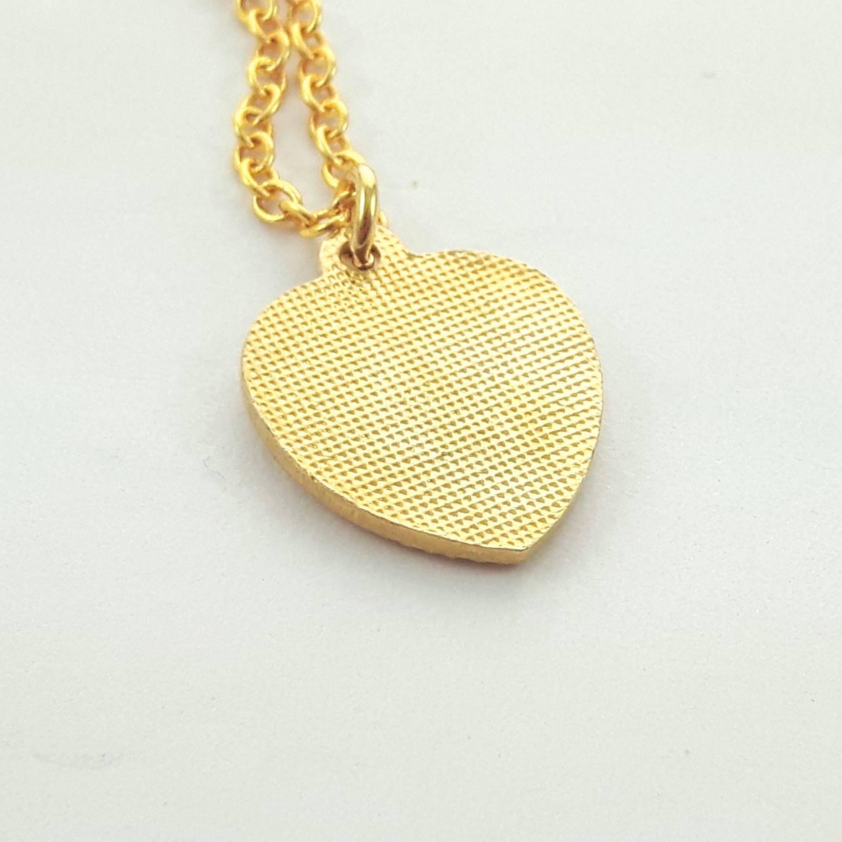 BH-01 LILAC CHECKERED HEART CHARM main image 1