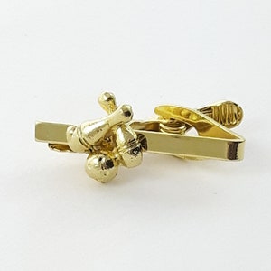 Bowling Tie Clip in Gold