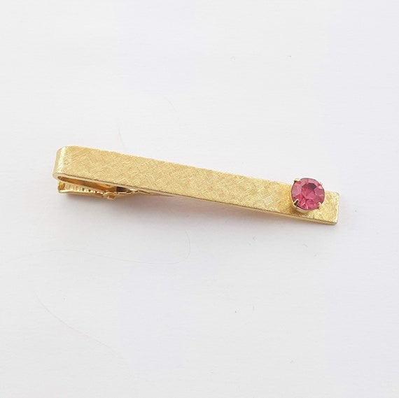 sapphire tie clip