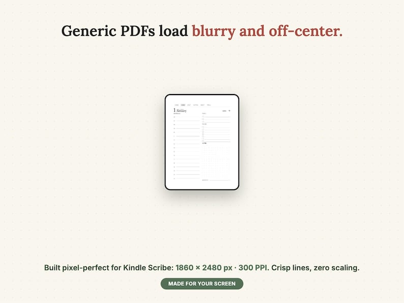 Planificador digital 2026-2027 para Kindle Scribe / Planificador diario, semanal y mensual con hipervínculos, notas de reuniones, diario, registro de hábitos (plantilla PDF) imagen 6