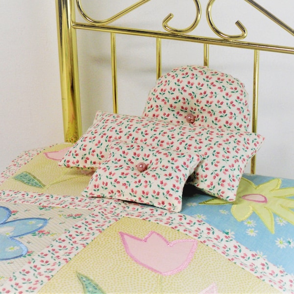 Floral Doll Quilt Set