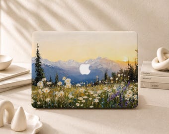 Mountain Meadow Macbook-hoes voor Macbook Air 2026 M5, Macbook Pro 16/15/14/13 inch, Macbook Air 15 inch, Macbook Neo A18, Macbook Retina 15 inch