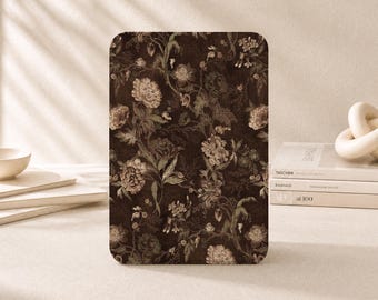 Vintage Bloom op maat gemaakte magnetische Kindle-hoes voor PaperWhite 12/11e generatie, Kindle Colorsoft met riempje, Kindle 11/10e generatie, Kindle Scribe, Kobo Clara Color