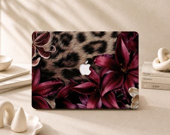 MacBook-hoes met luipaardprint voor MacBook Air 2026 M5, MacBook Pro 16/15/14/13 inch, MacBook Air 15/13 inch, MacBook Neo A18 en MacBook Retina 13 inch.