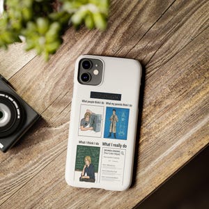 Programmer Meme Slim Phone Case |What People Think I Do vs What I Really Do | Funny Coding Gift for Developer, Software Engineer Phone Cover