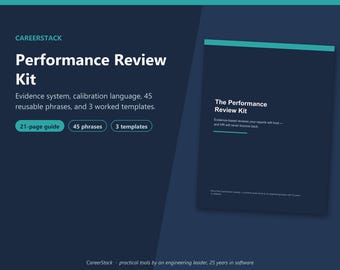 Kit di modelli per la valutazione delle prestazioni dei manager / Guida alla valutazione dei dipendenti, autovalutazione, feedback tra pari, libreria di frasi / Word Excel PDF
