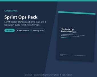 Modello Excel per il monitoraggio della pianificazione dello sprint / Bacheca Scrum Agile, grafico della velocità, pianificatore di capacità, guida alla retrospettiva / Strumento per il responsabile del team e lo Scrum Master